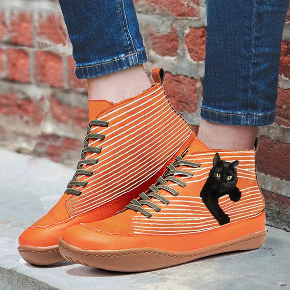 Tilly | Bottes en Cuir pour Amateurs de Chats