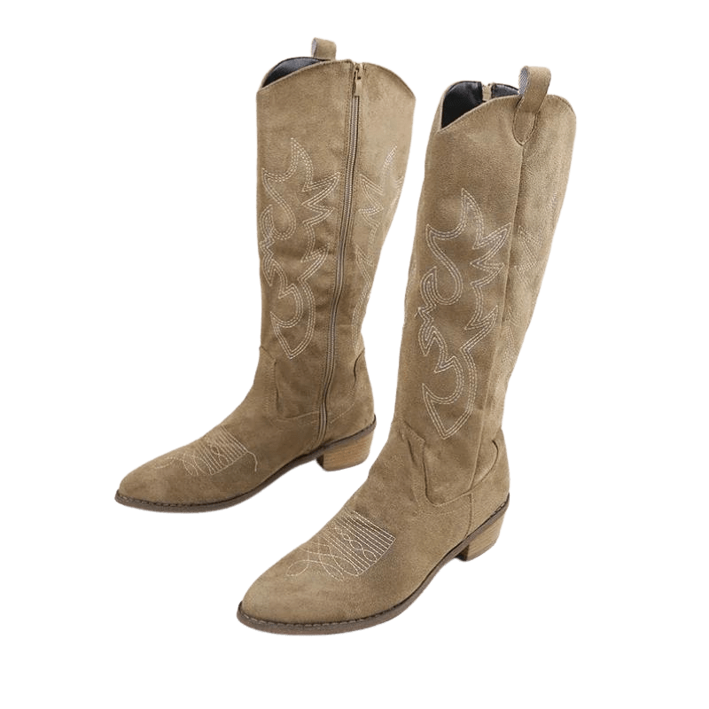 Evie | Bottes de style western brodées