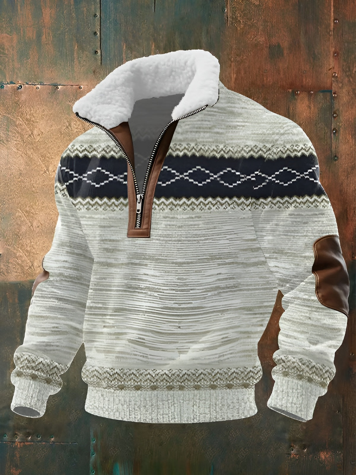 Gris avec Rayures / 5XL