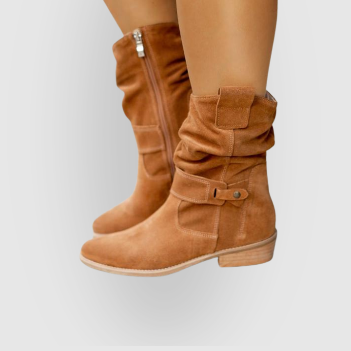 Patricia | Bottines en Suède Décontractées