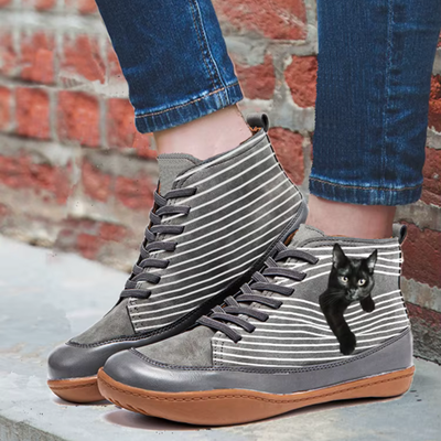 Tilly | Bottes en Cuir pour Amateurs de Chats
