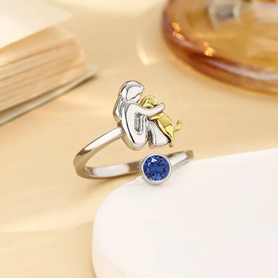 Elisa - Bague avec icône de chien