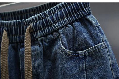 Maison Giuliani™ | Pantalons Baggy en Denim avec Ceinture