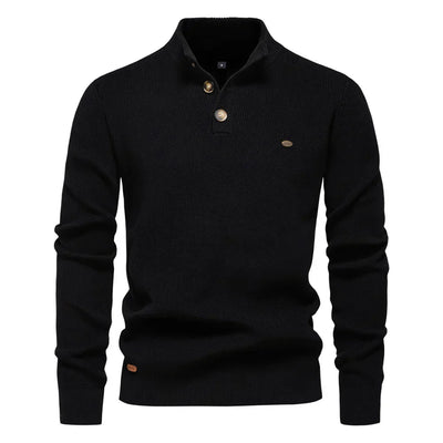 Damien™ | Pull Col Haut Élégant