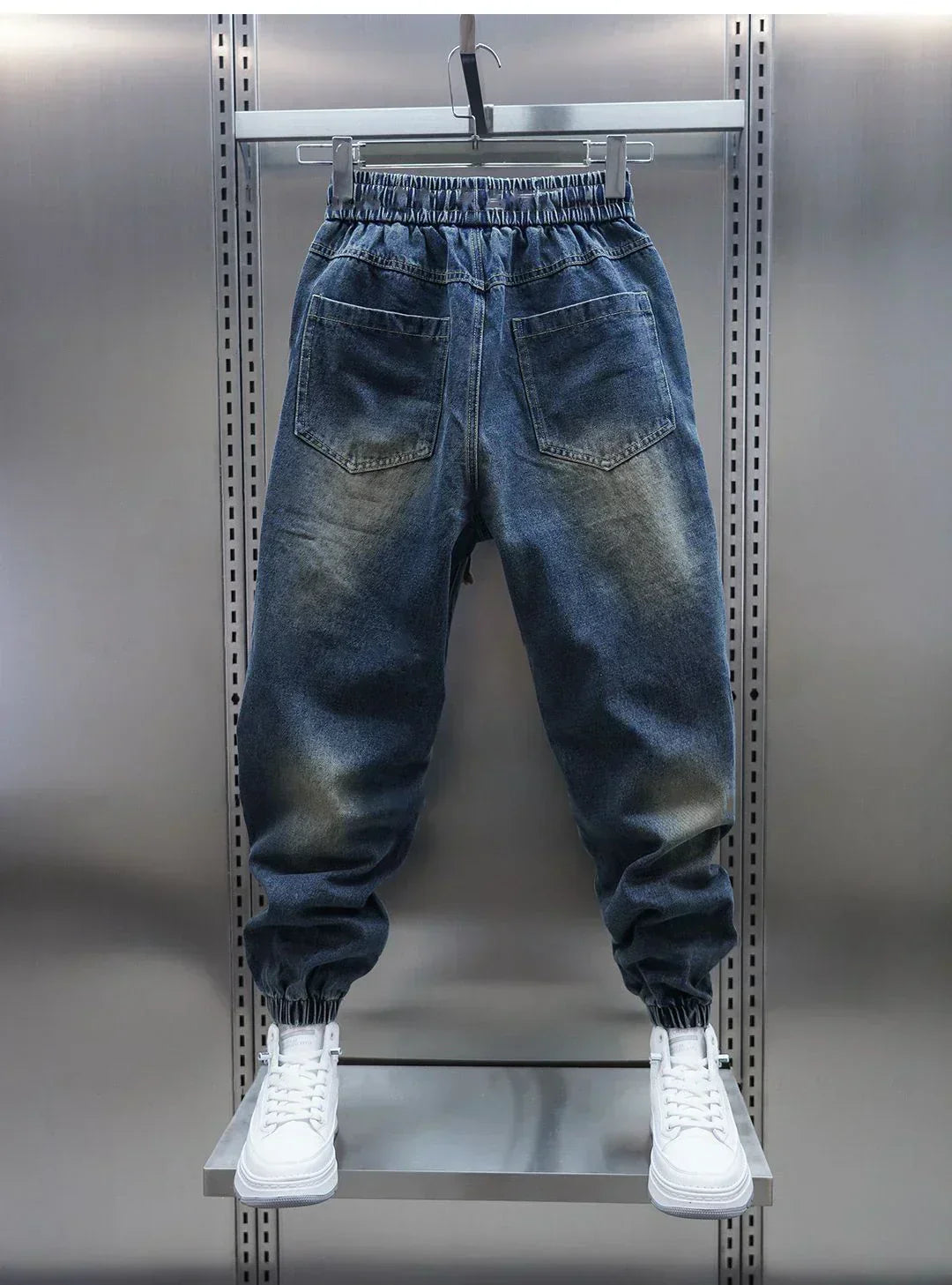 Maison Giuliani™ | Pantalons Baggy en Denim avec Ceinture