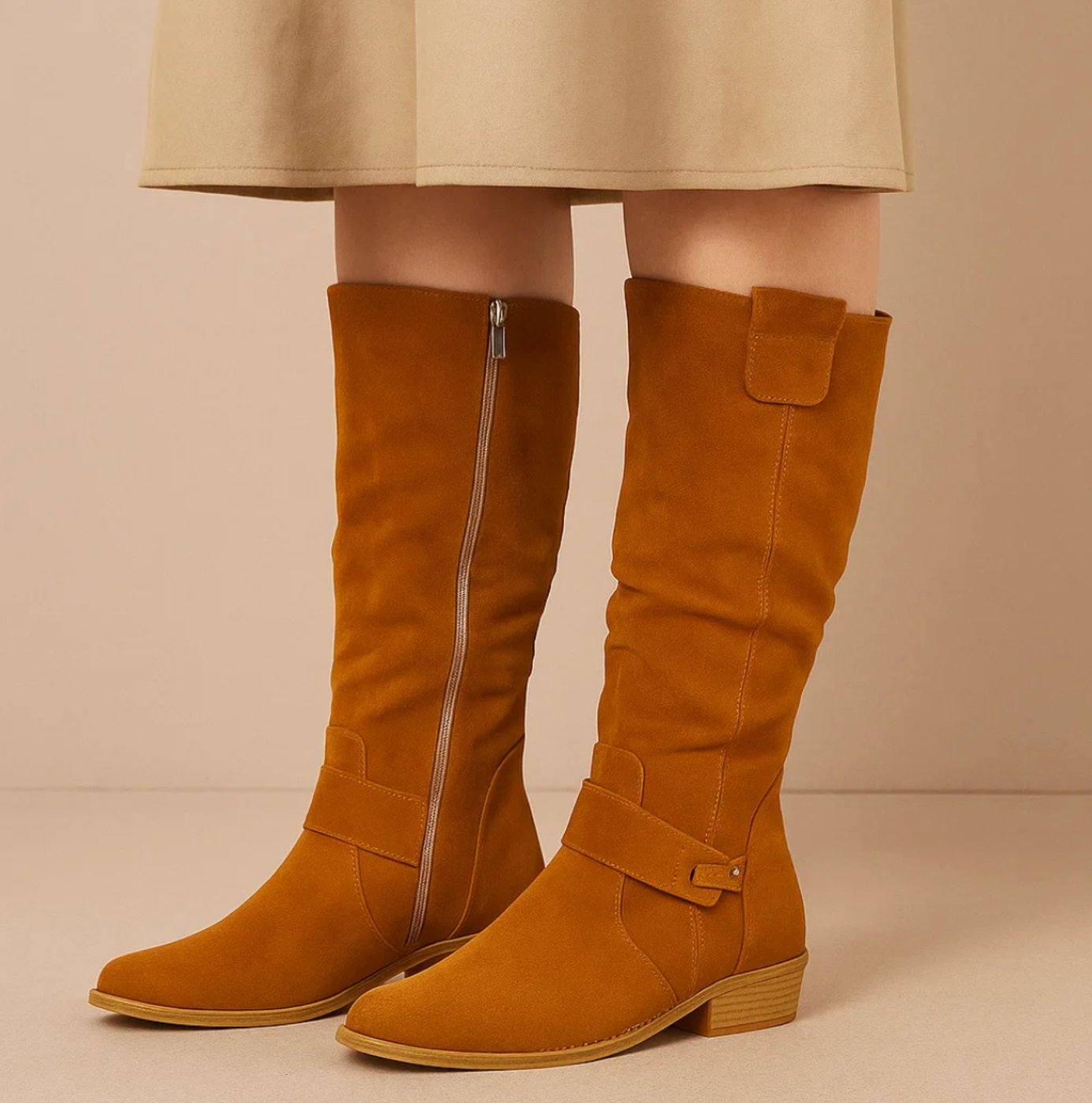 BellaVie | Bottes en Suède Élégantes