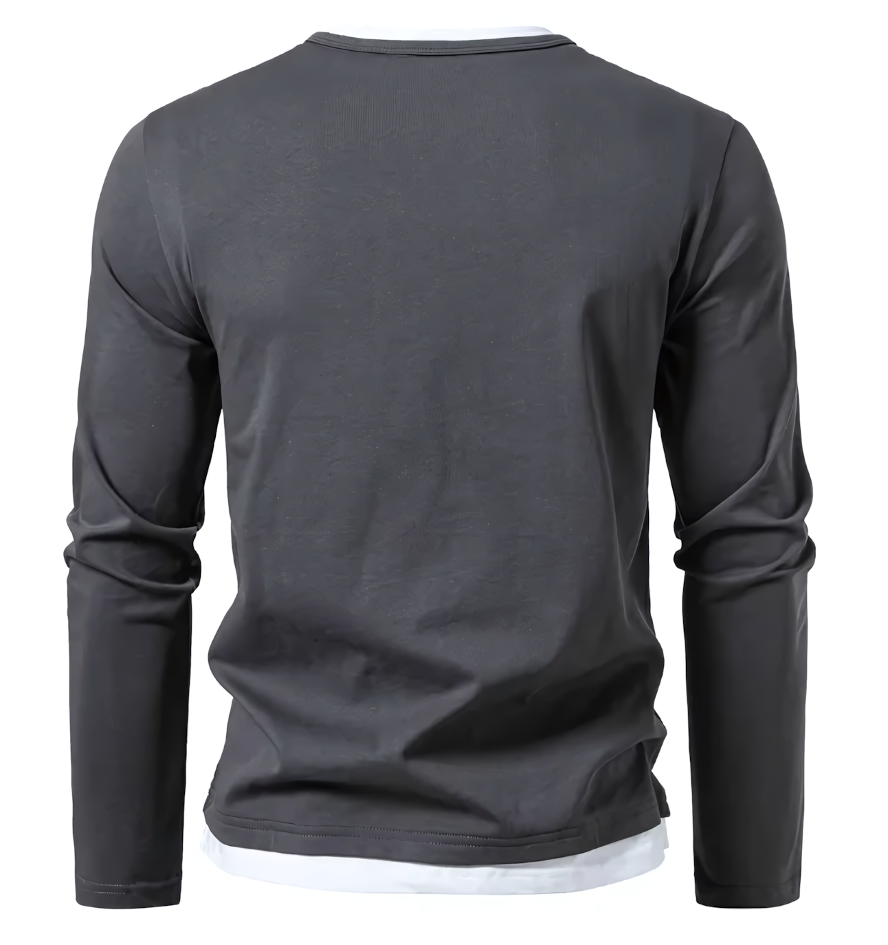 Léonard™ | T-shirt manches longues premium en coton peigné