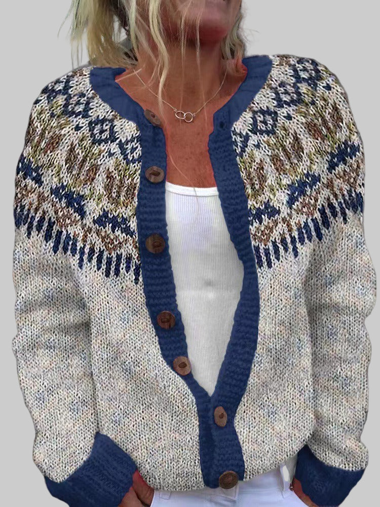 Hailey | Cardigan Vintage Islandais