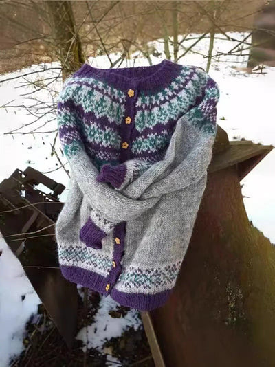 Naomie | Cardigan Vintage Islandais