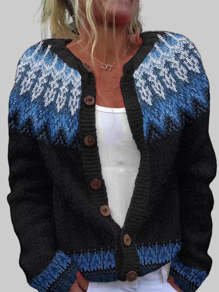 Givanna | Cardigan Vintage Islandais