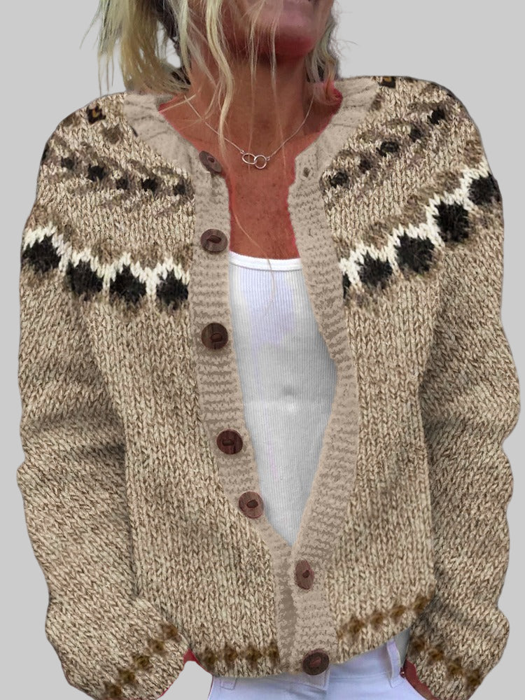 Aubree | Cardigan Vintage Islandais