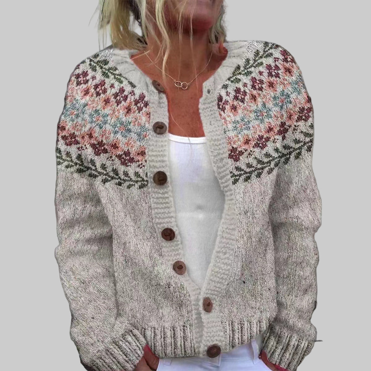 Madelyne | Cardigan Vintage Islandais