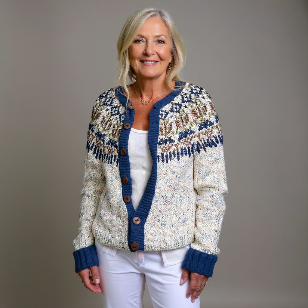 Hailey | Cardigan Vintage Islandais